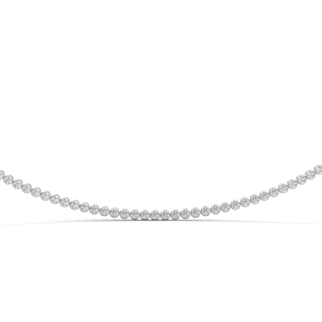 Tennis Necklace + Double Tennis Bracelet