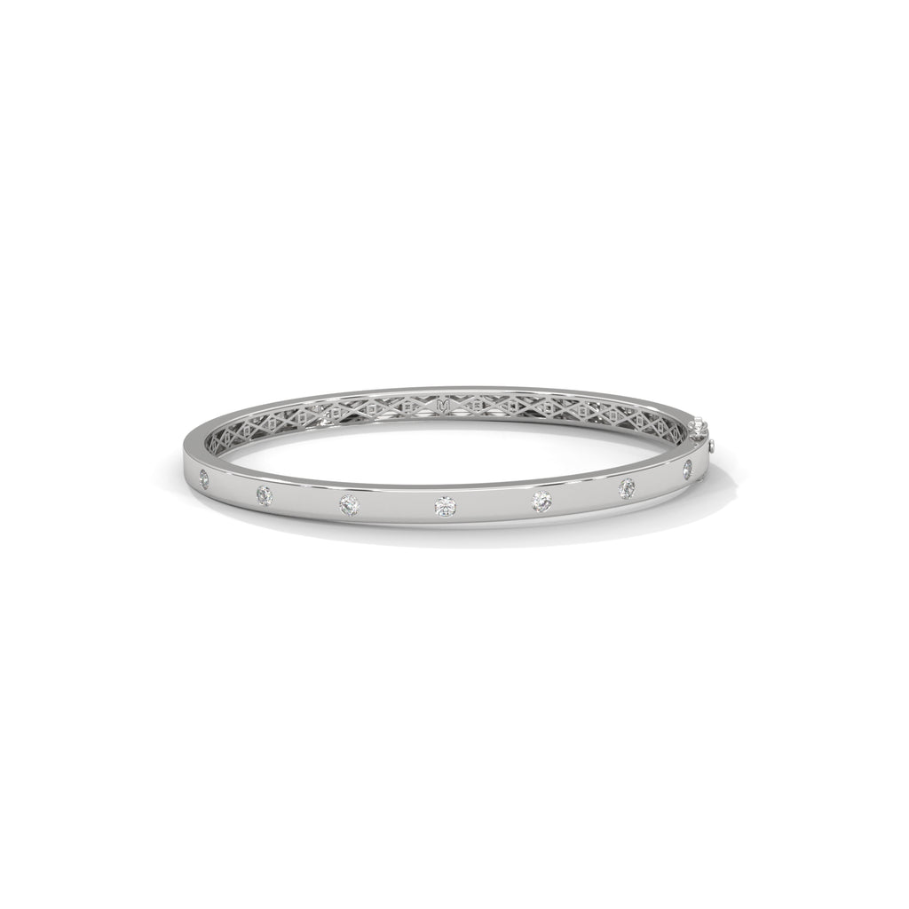 Inlay Diamond Bangle