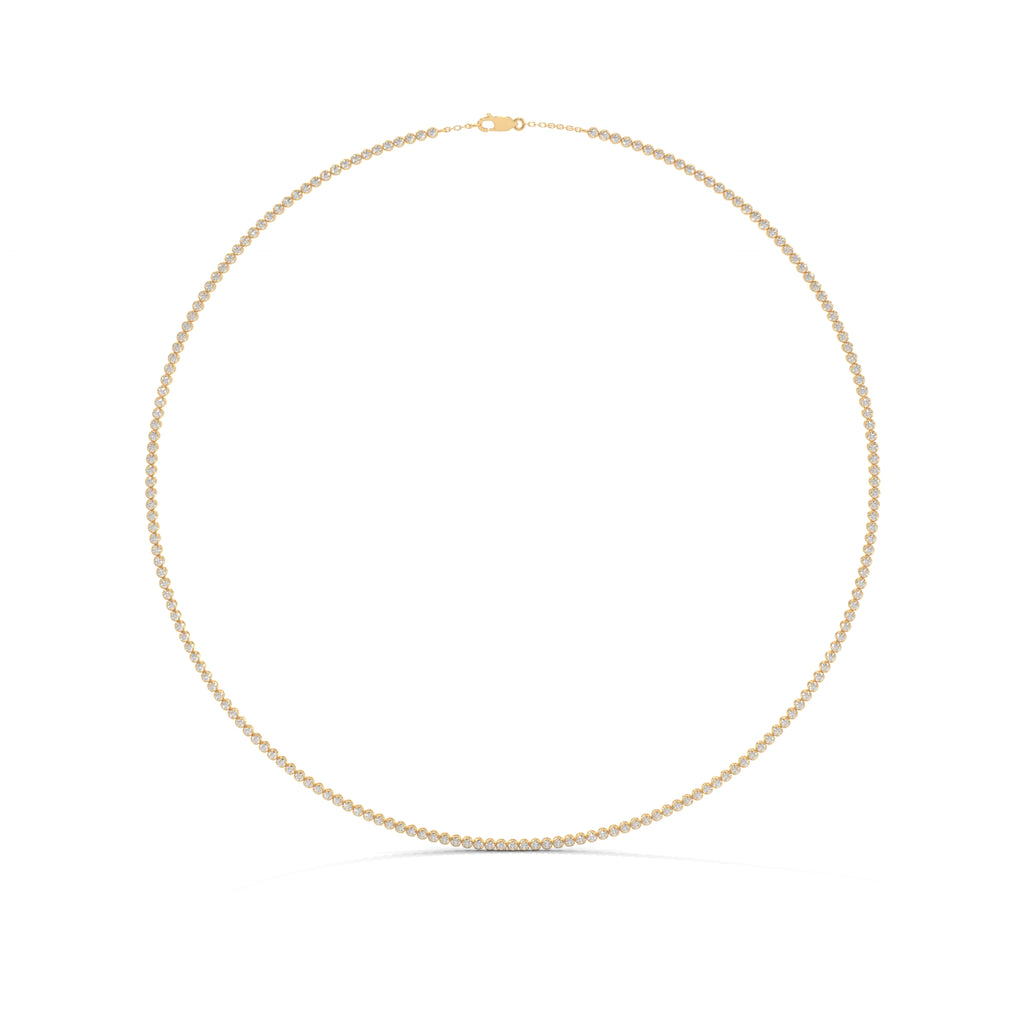 Tennis Necklace + Double Tennis Bracelet