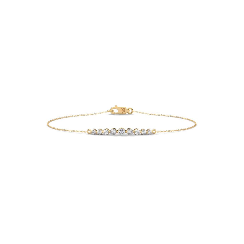 Single Prong Diamond Bracelet