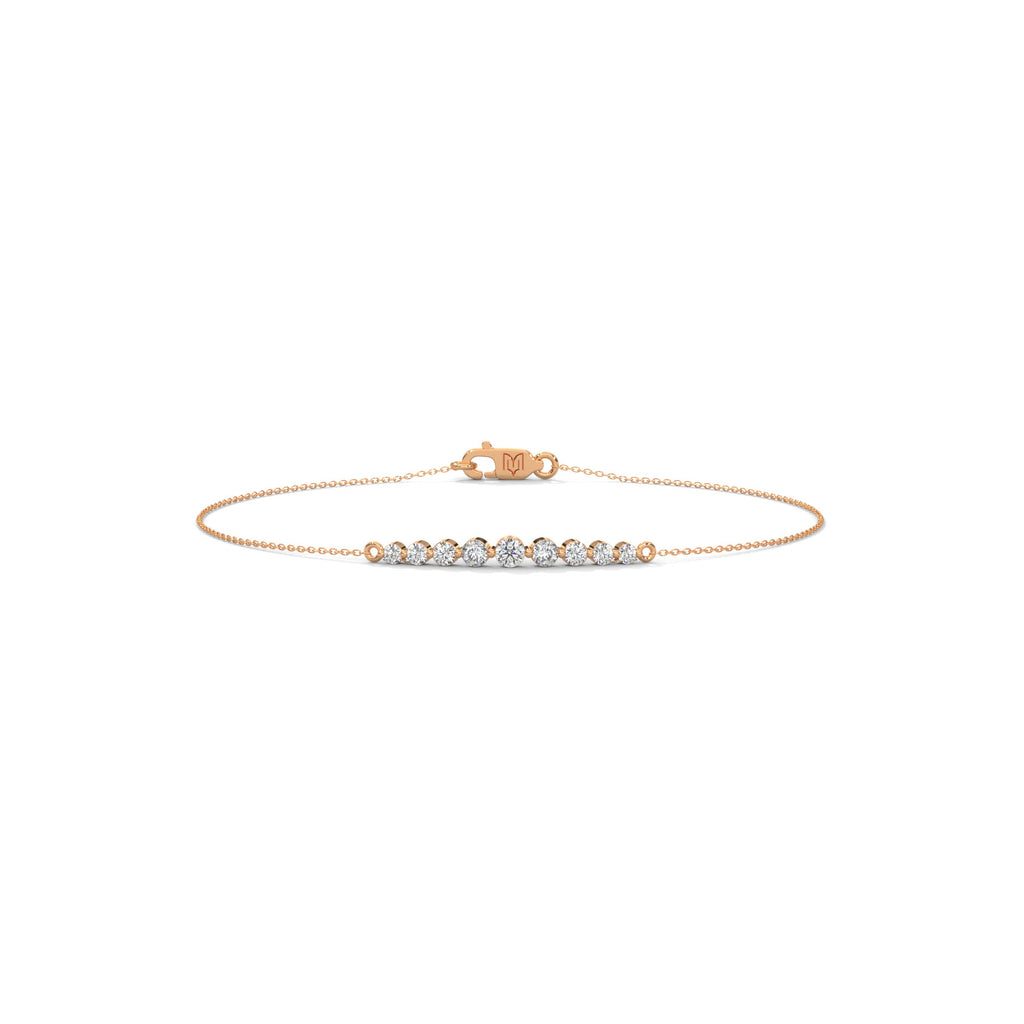 Single Prong Diamond Bracelet