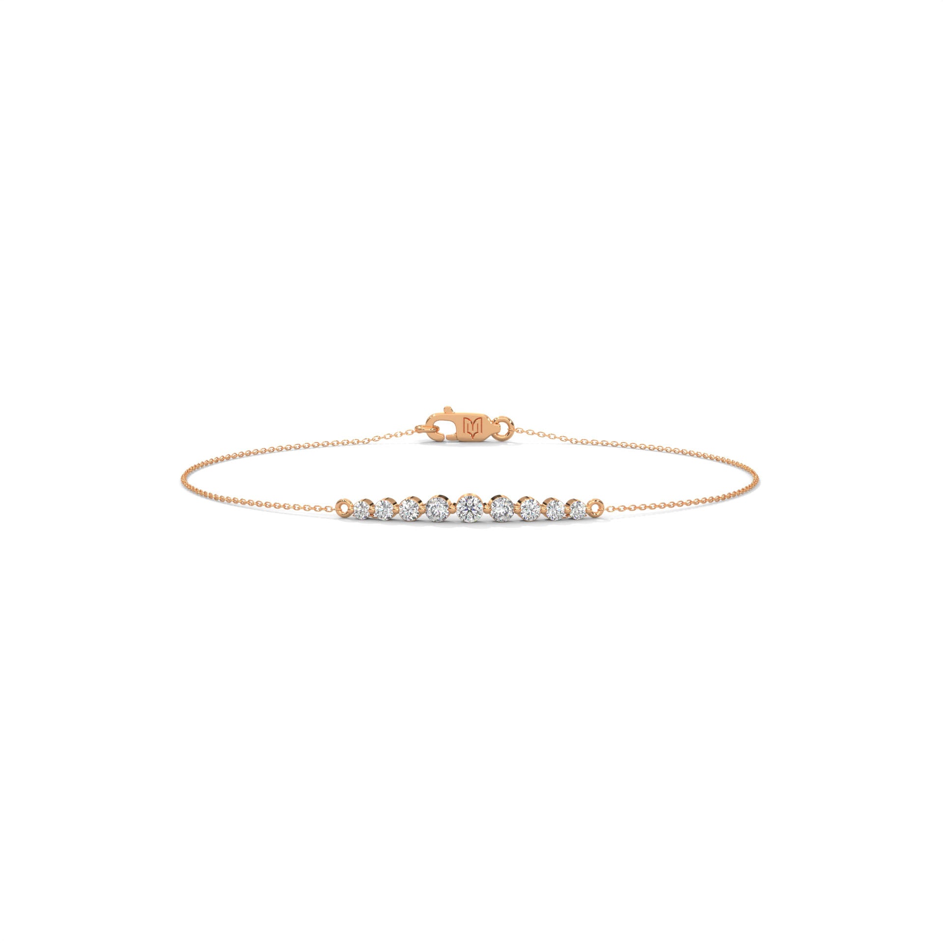 Single Prong Diamond Bracelet