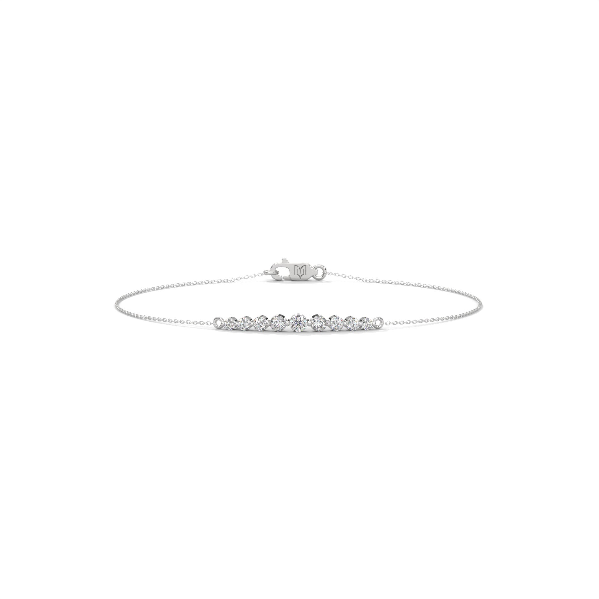 Single Prong Diamond Bracelet