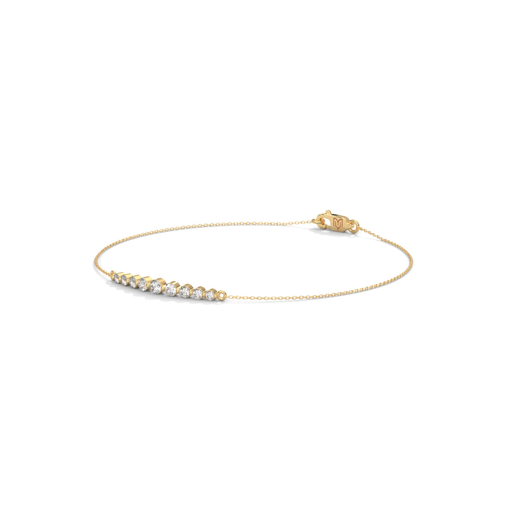Single Prong Diamond Bracelet