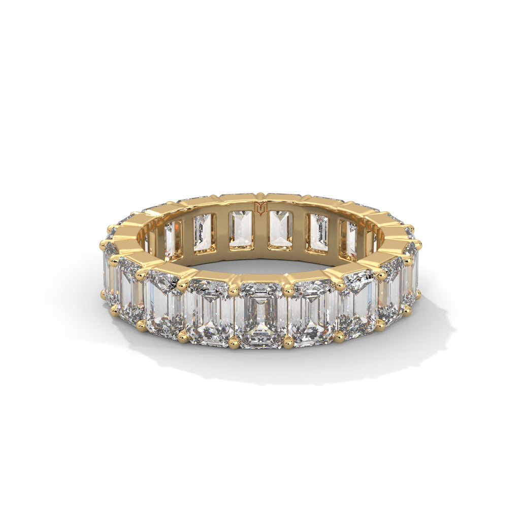 Emerald Eternity Ring - Full Coverage