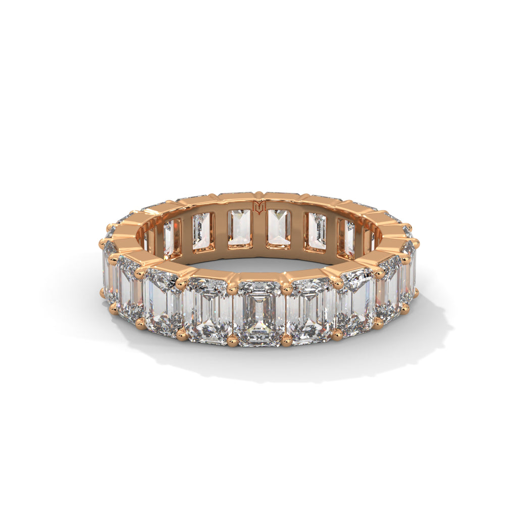 Emerald Eternity Ring - Full Coverage