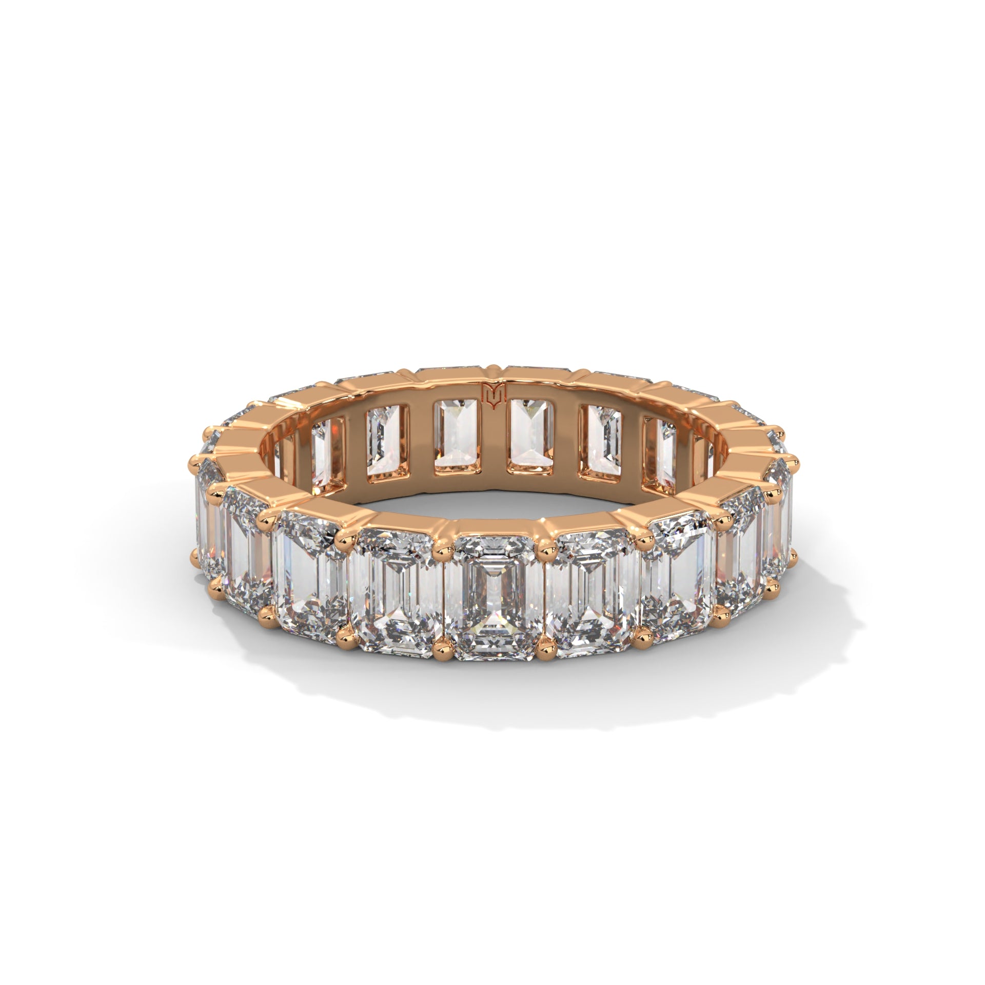 Emerald Eternity Ring - Full Coverage