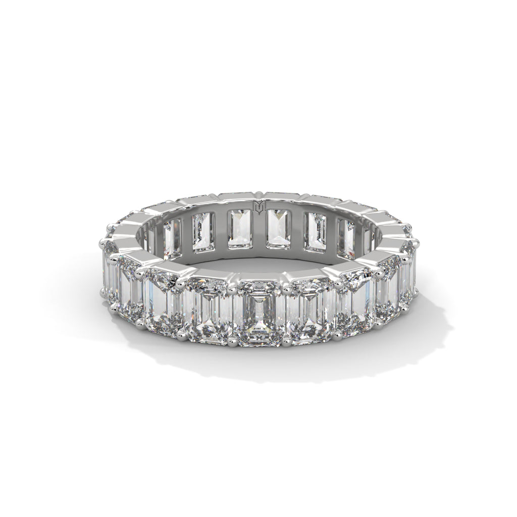 Emerald Eternity Ring - Full Coverage