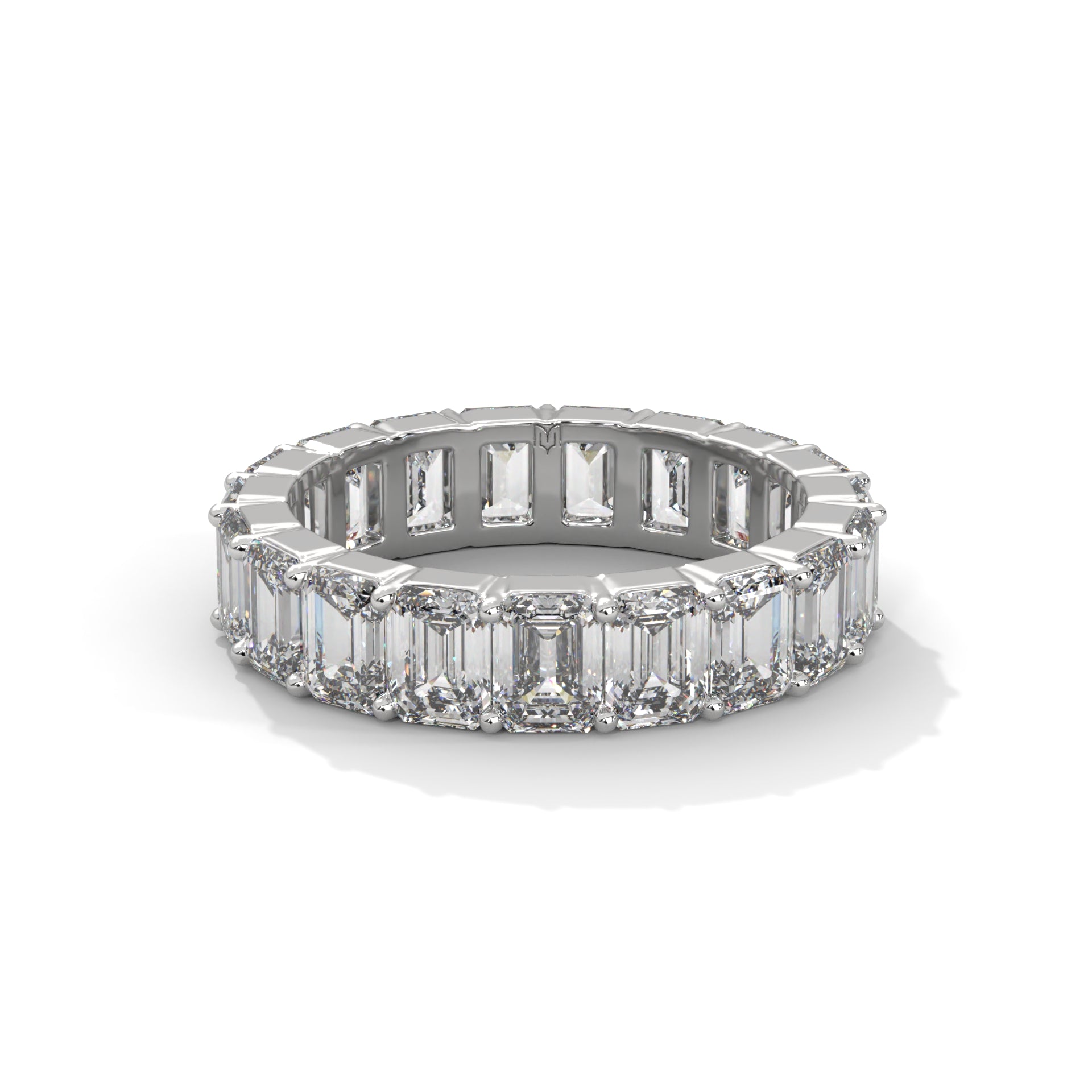 Emerald Eternity Ring - Full Coverage
