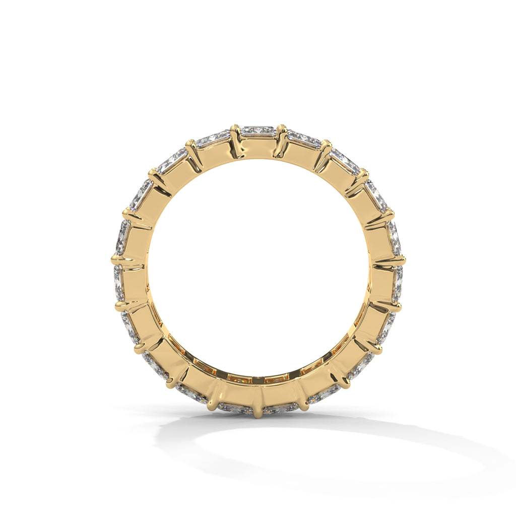 Emerald Eternity Ring - Full Coverage