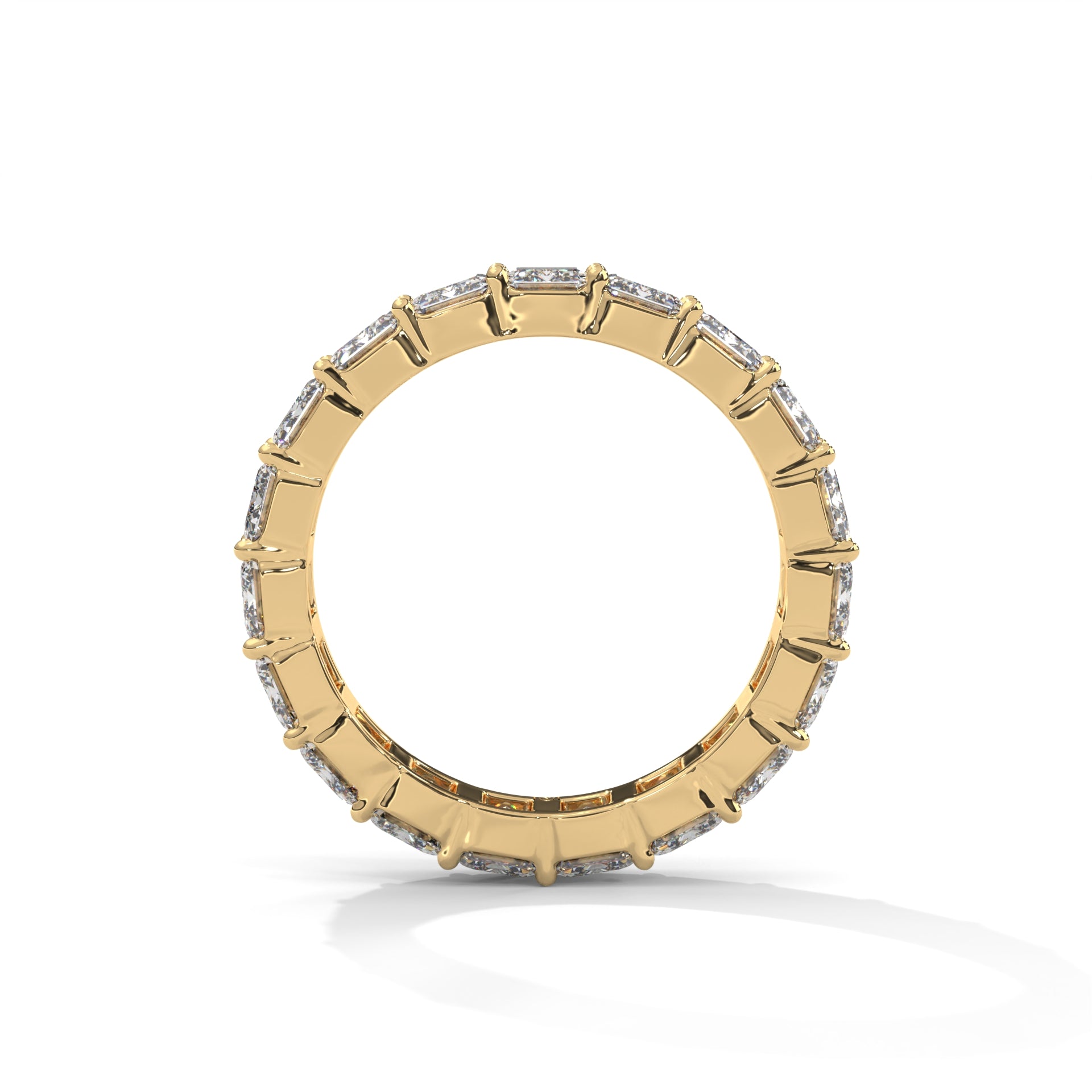 Emerald Eternity Ring - Full Coverage