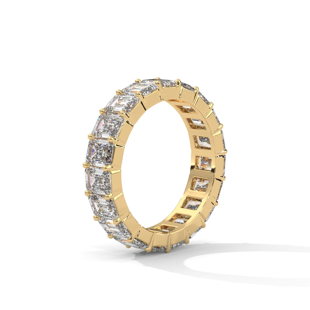 Emerald Eternity Ring - Full Coverage