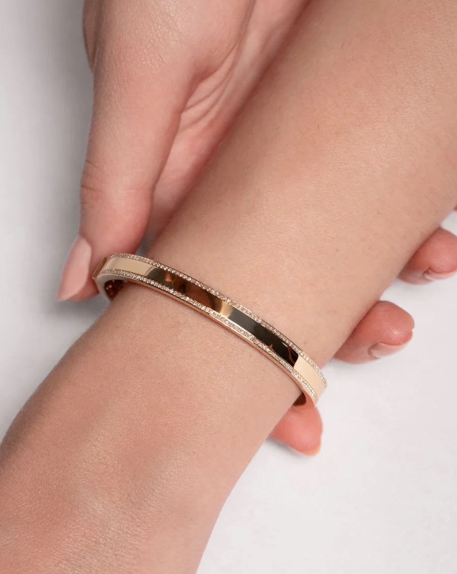 Diamond Border Bangle