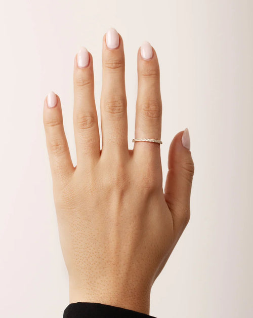 Double Row Pave Ring
