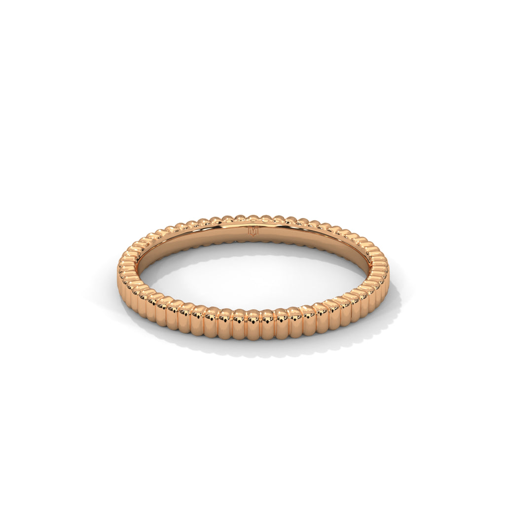 Ribbed Ring - 2mm