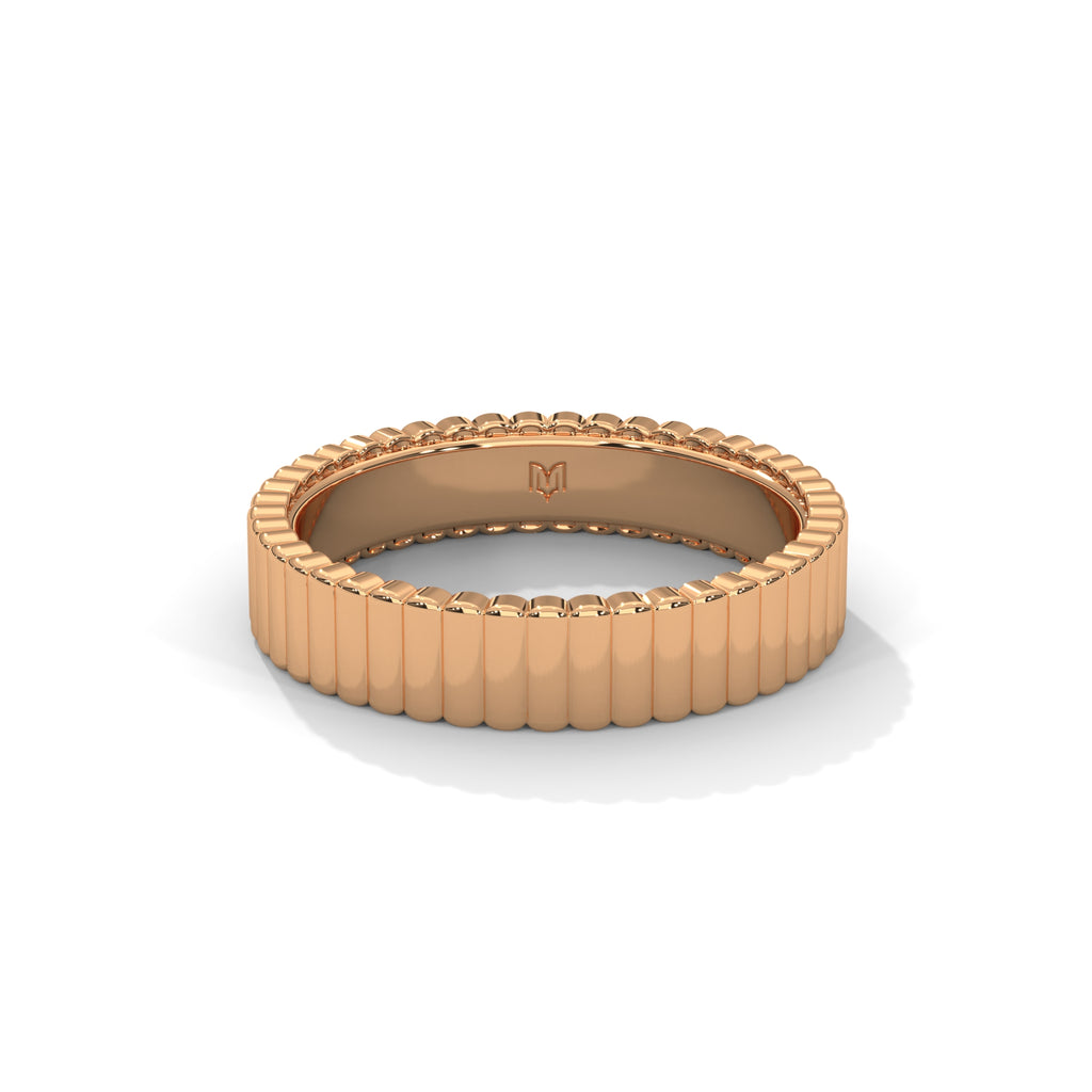 Ribbed Ring - 4mm