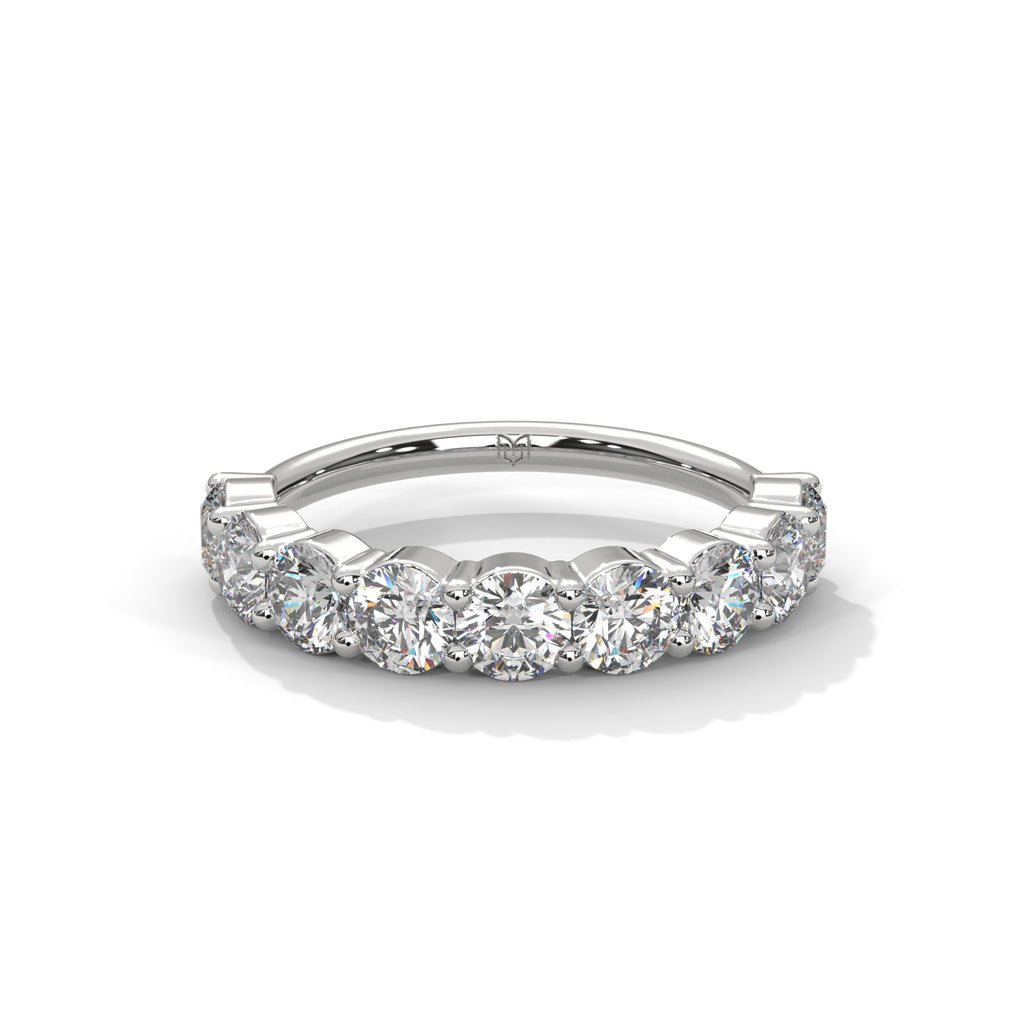 Round Eternity Ring - Half Coverage