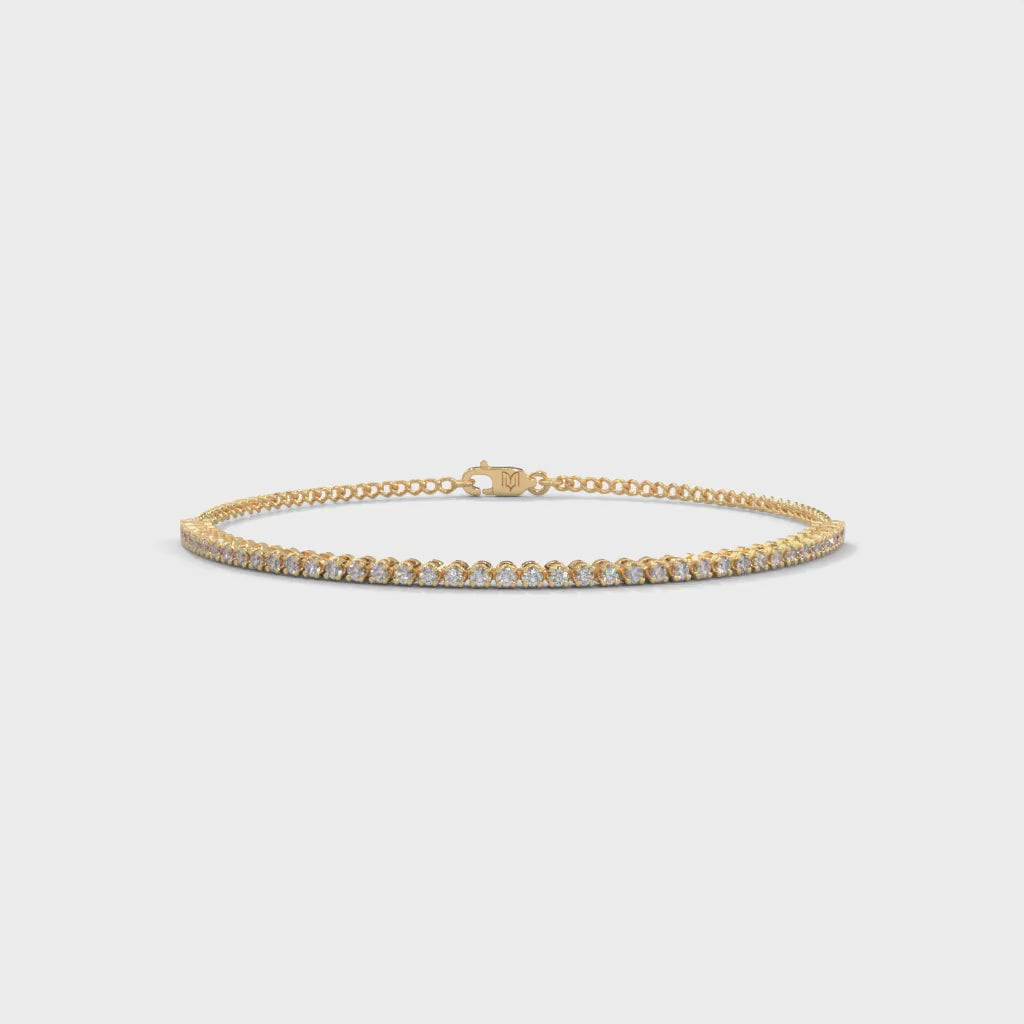 Mini Diamond Tennis Bracelet
